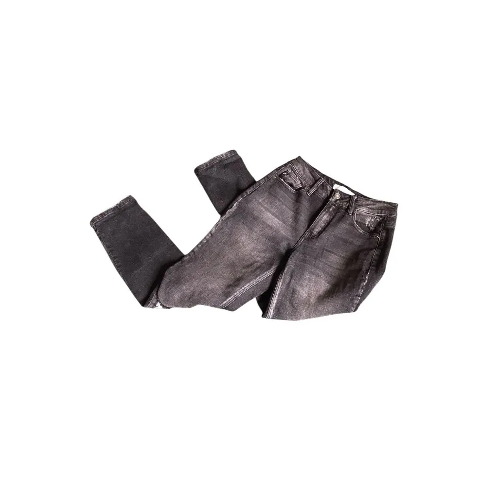 KanCan Black Distressed Skinny Jean - Image 2
