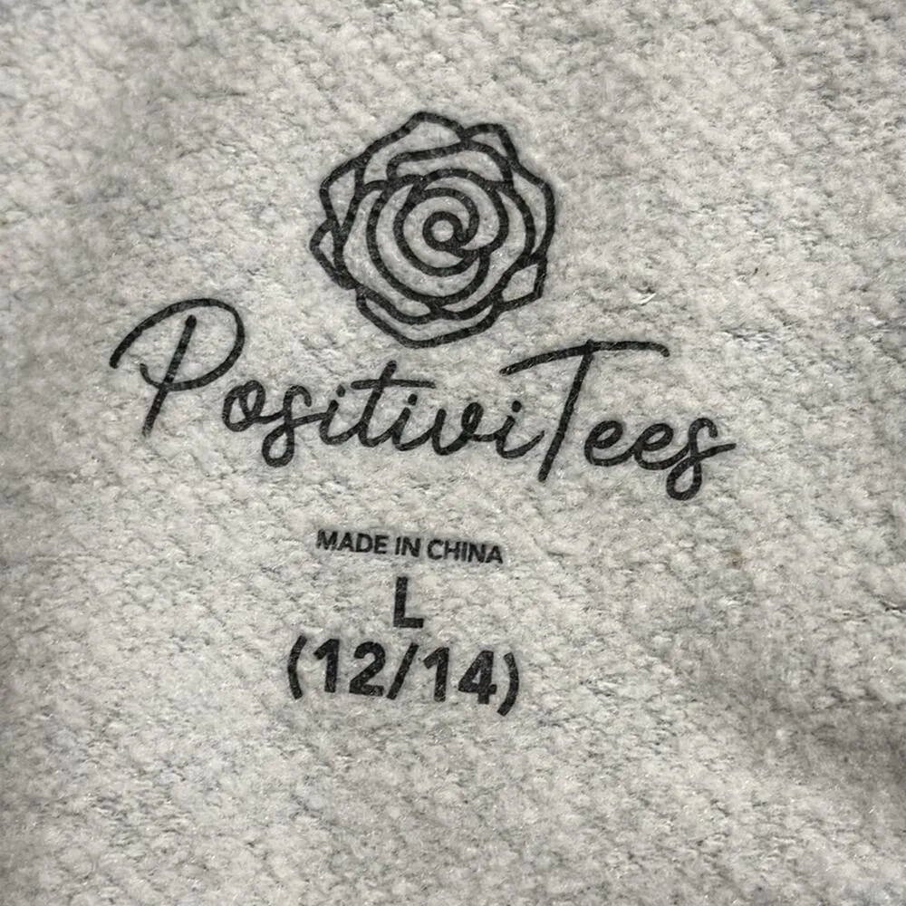 PositiviTees women’s size large 12/14 Gray Kids Shirt with 'Cool Mom' Print - Image 8