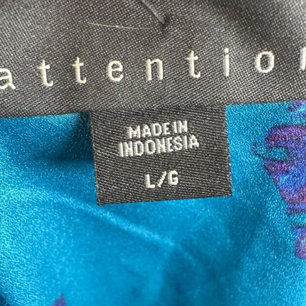 studded front keyhole vneck blouse top size large - Image 5