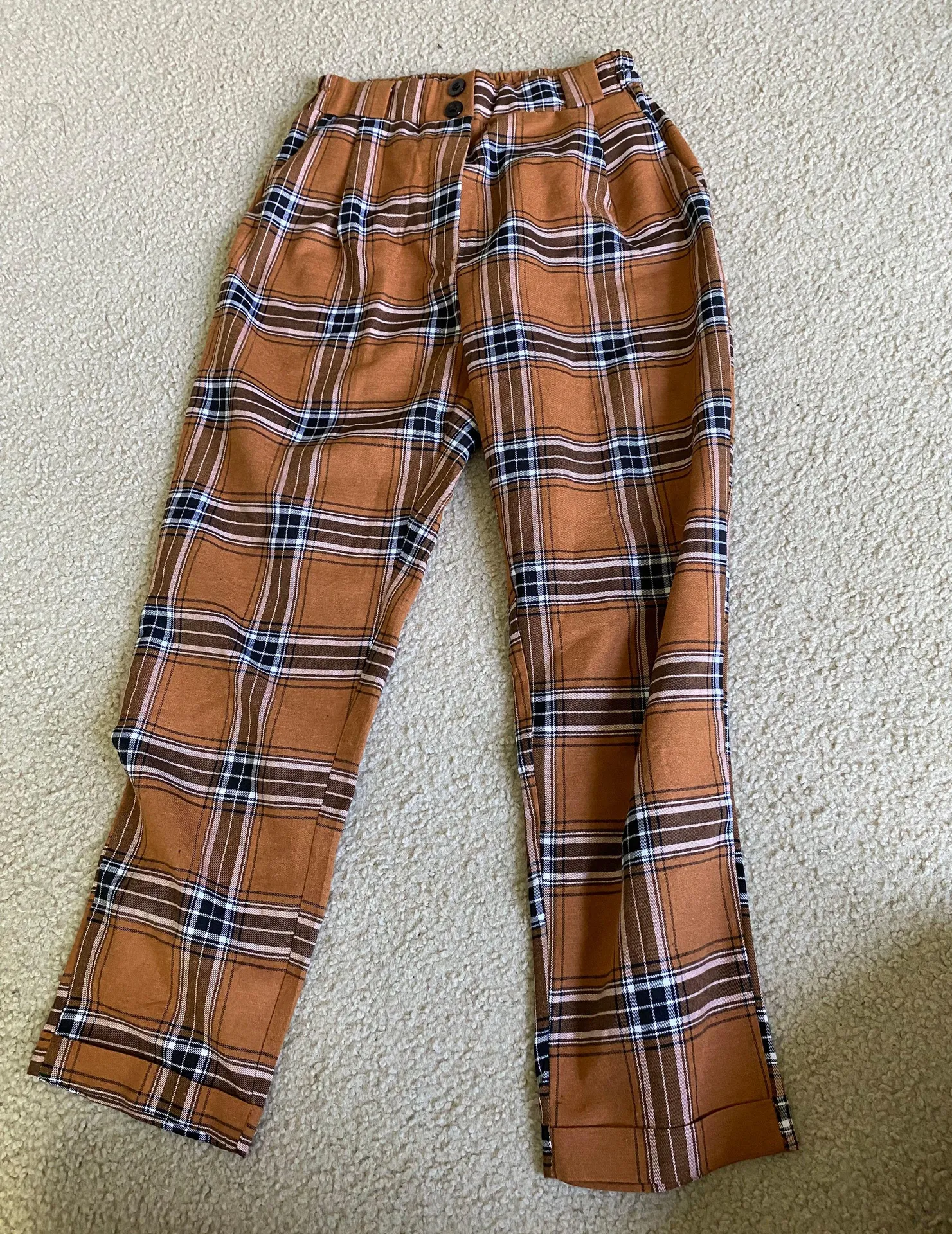Plaid Pants Black - Image 3