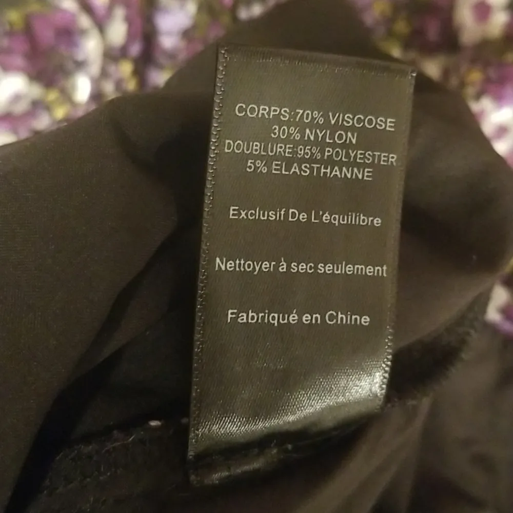 💕ASTR💕 Mardi Lace Trimmed Floral Ruched Mini Dress Purple Floral Large NWOT - Image 13