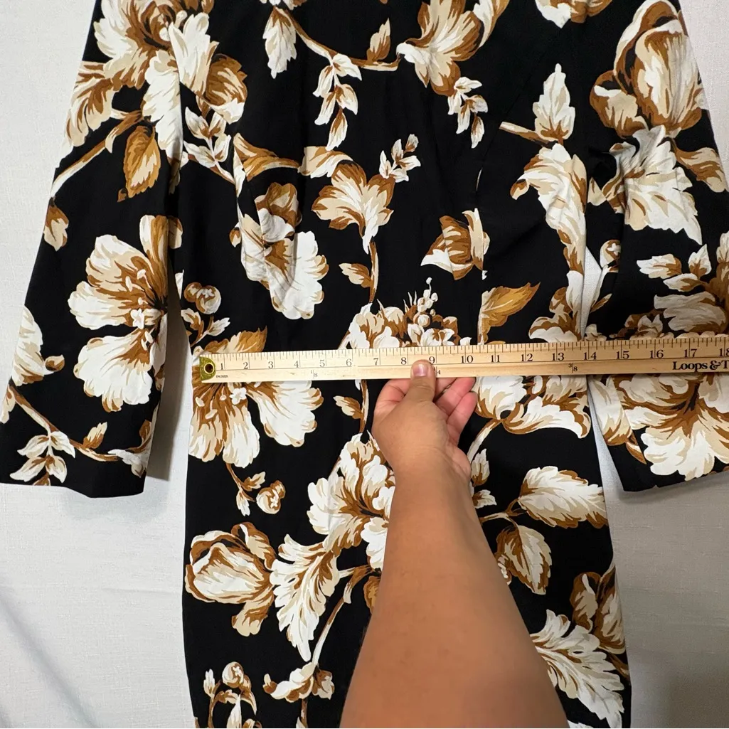 Anthropologie Maeve Mock-Neck Scalloped Shift Mini Dress,Size 8,NWT - Image 10