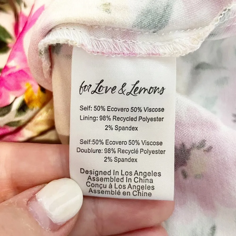 Sasha Puff Sleeve Floral Mini Dress Pink XXS - Image 6