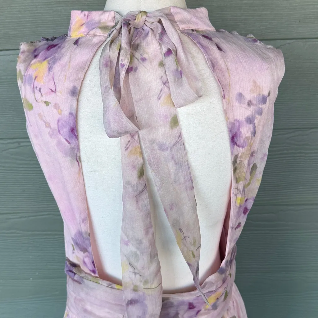Lulus “Eden” Floral Sleeveless Chiffon Dress - New but Damaged! - Image 8