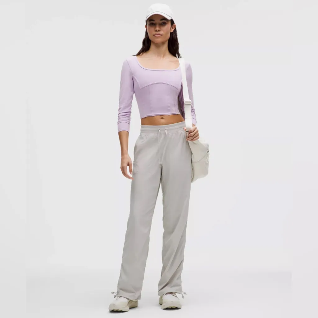 NWT Lululemon Waist-Seamed Nulu Long-Sleeve Shirt - Lilac Ether - 6 - Image 2