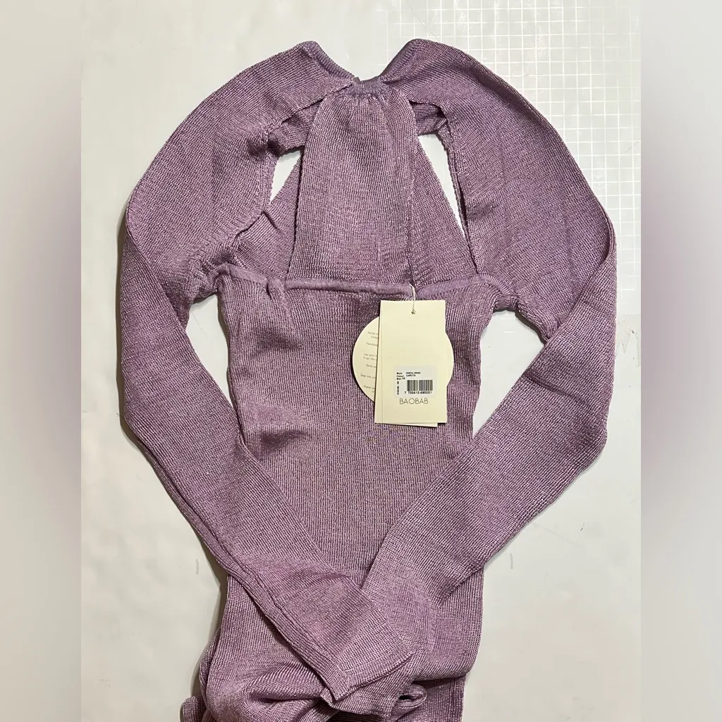 NWT Baobab Cristal Maxi Dress, size XS Purple - Image 6