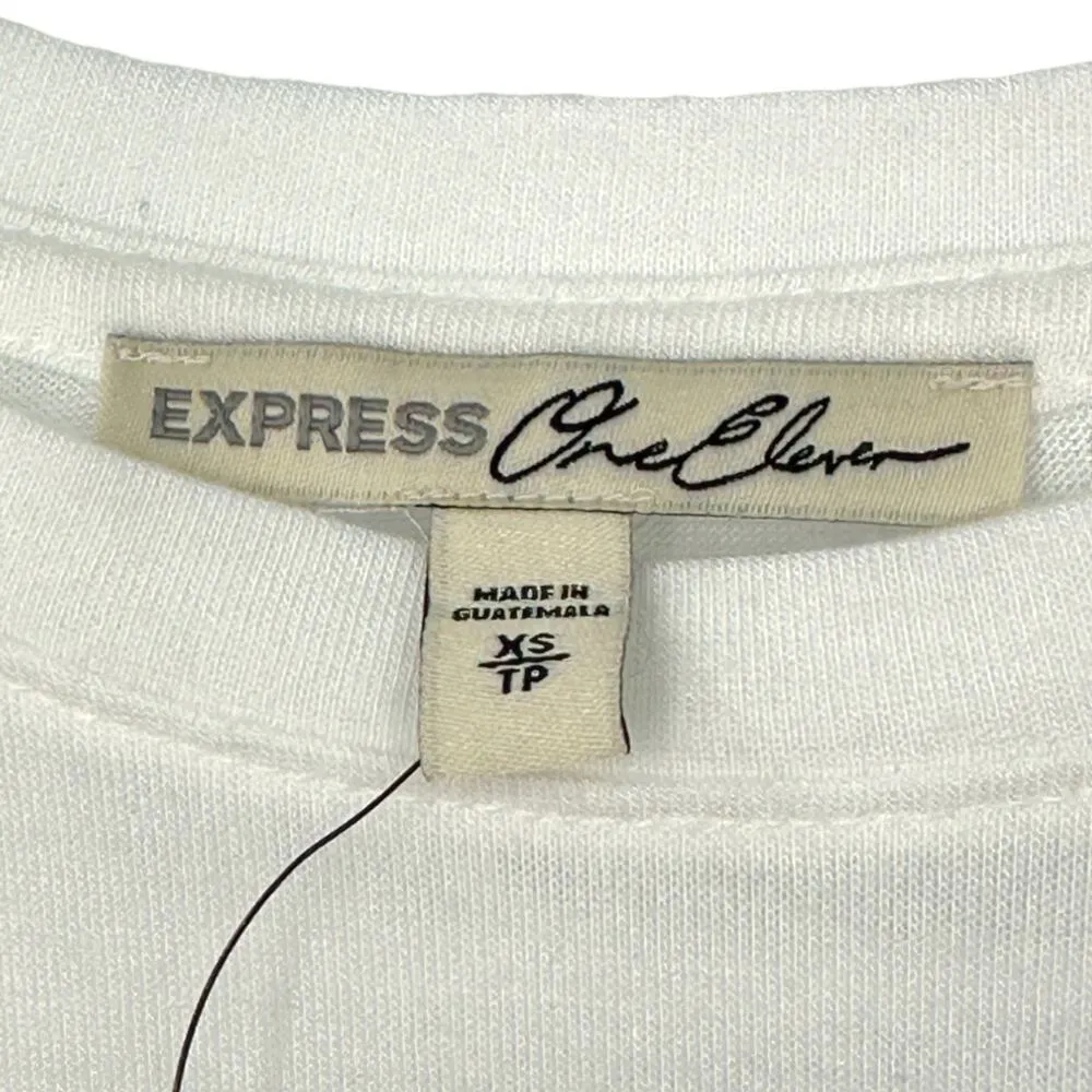 EXPRESS | NWT | XS | Super Soft 'Kiss Me I'm Lucky' St. Patrick's Day T-Shirt - Image 4