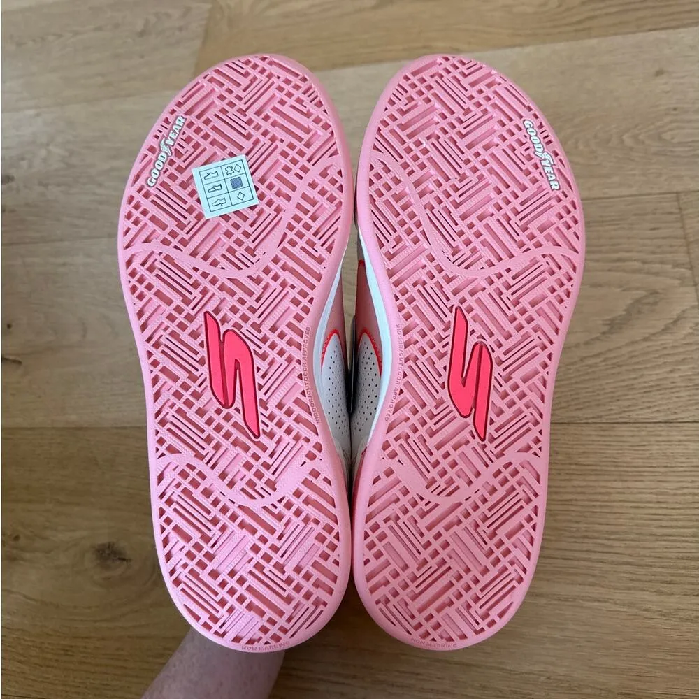 Skechers - Viper Court Classic Sneakers in Cream & Peach - Image 8