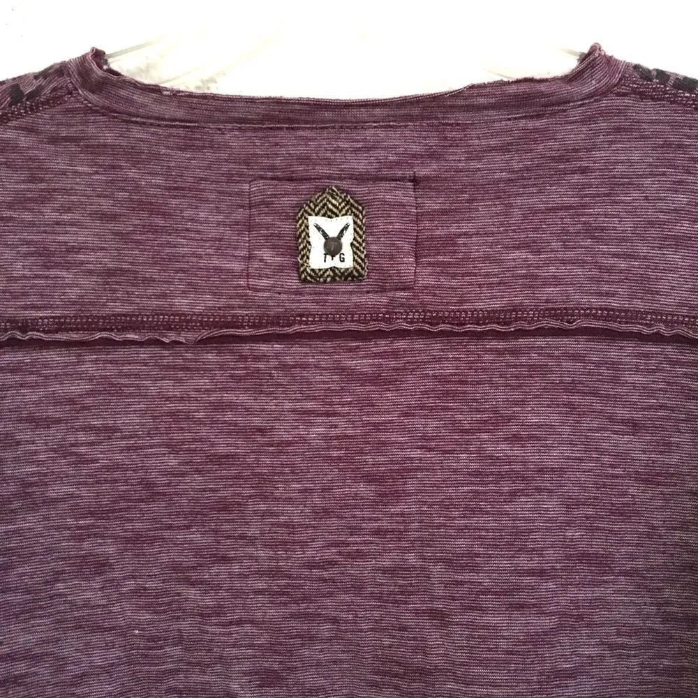 TFG heathered snowflake sweatshirt XL Purple - Image 5