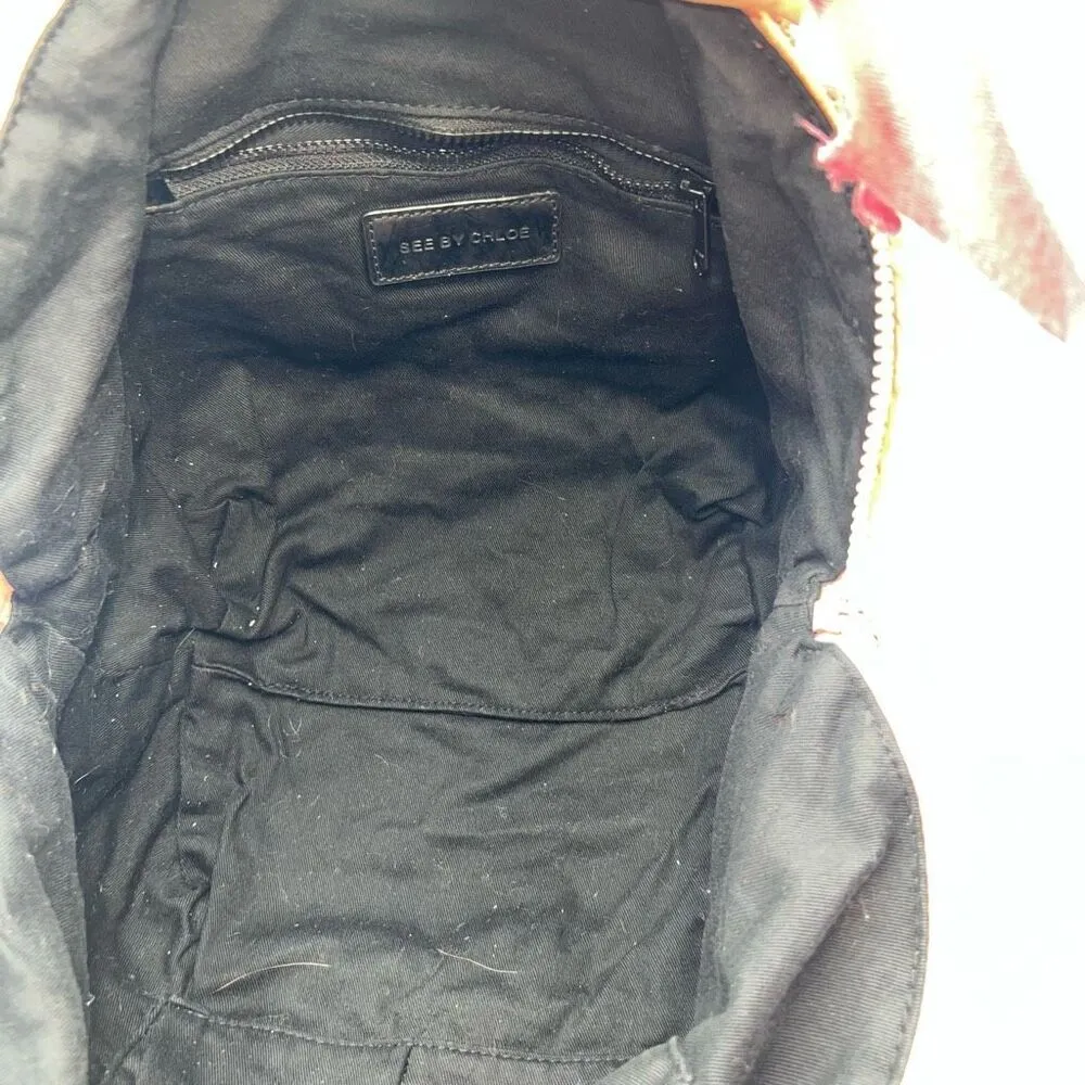 See by Chloe Bike Row Tote Nag in Pink Blush Nylon with COA - Image 9