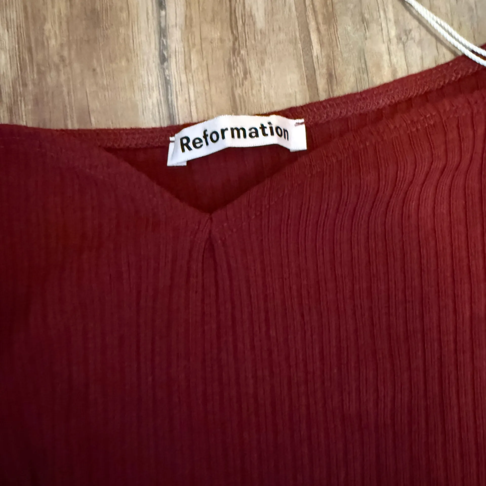 Reformation Cleona Knit Mini Dress - Image 3