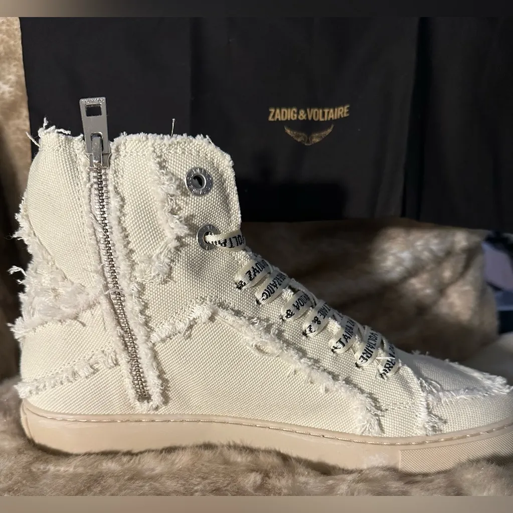 Zadig & Volataire High Flash Canvas In Flash NIB - Image 7