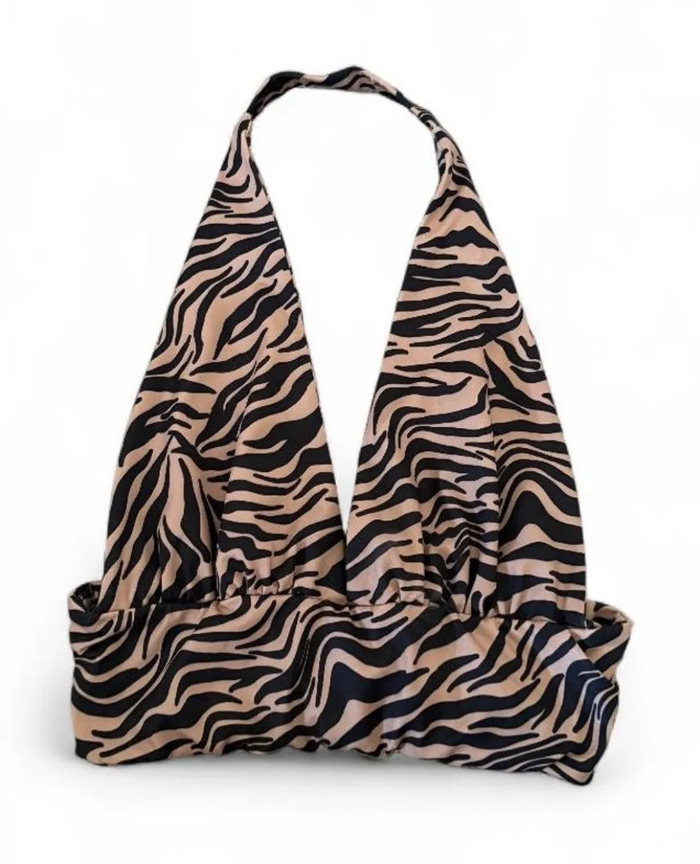 tiger print princess polly halter top - Image 2
