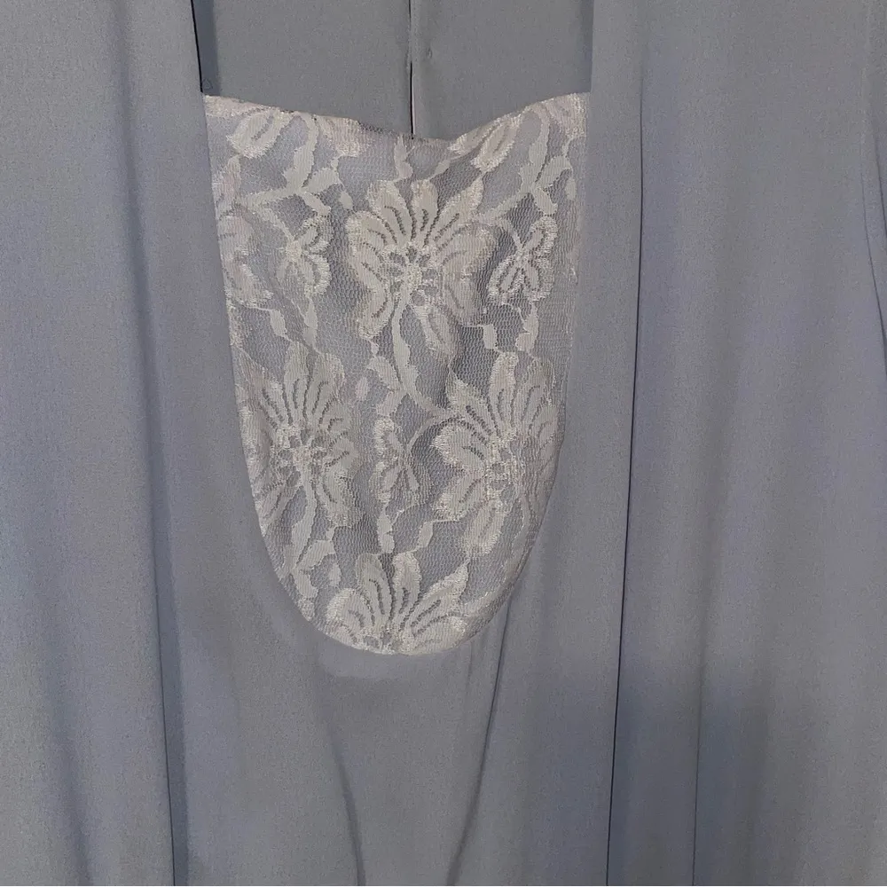 Ursula of Switzerland Long Sleeve Elegant Blue Mother of the Bride Dress Size 15 - Image 4