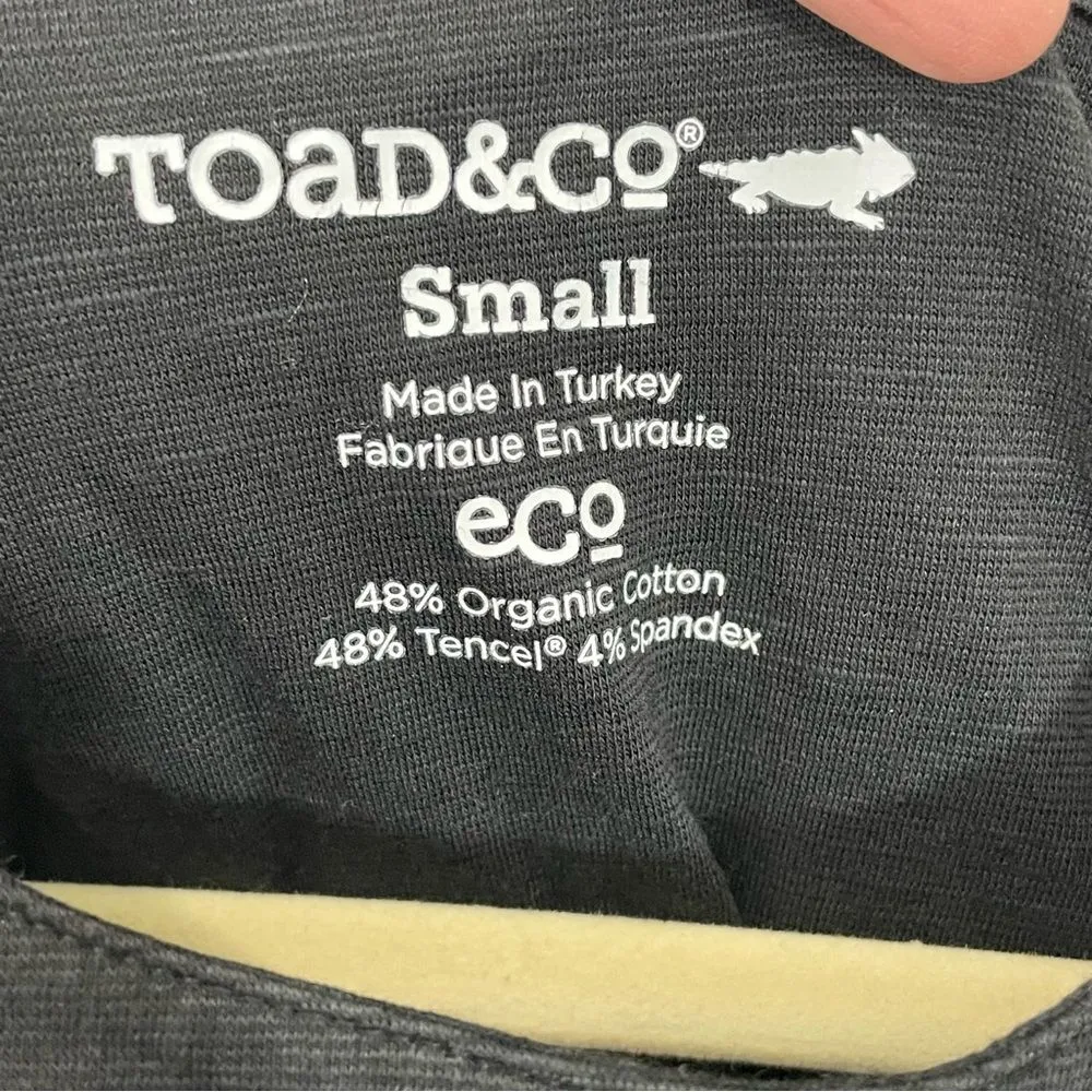 Toad&Co‎ Avalon Heathered Black Dress Size SMALL - Image 7