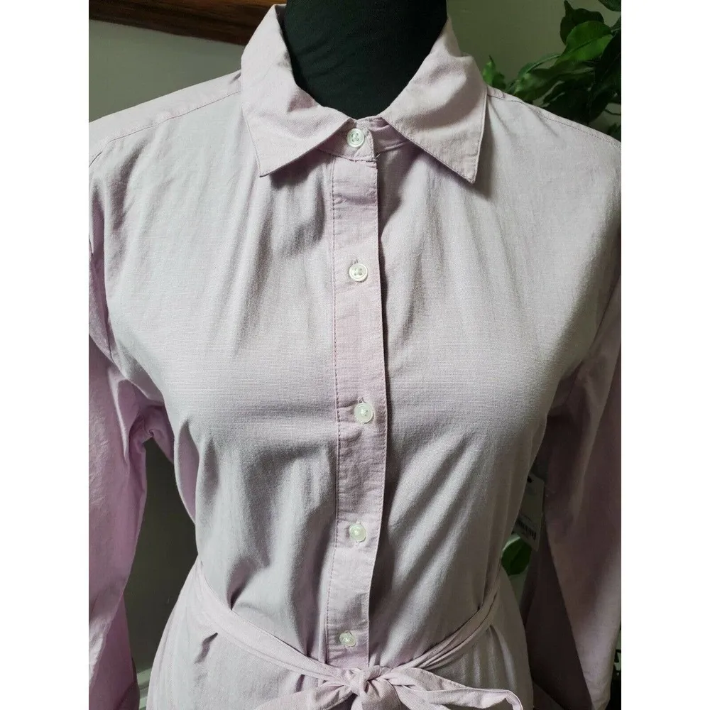 City Streets Collared Buttons Knee Length Dress - Image 6