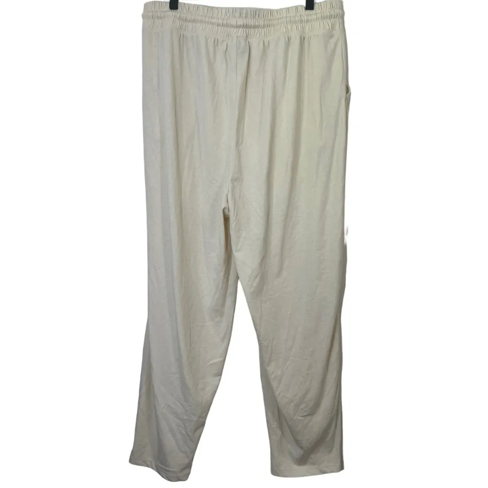 Universal Thread 100% Cotton Ivory Pull On Sweatpants Loungewear Women's XL - Image 5