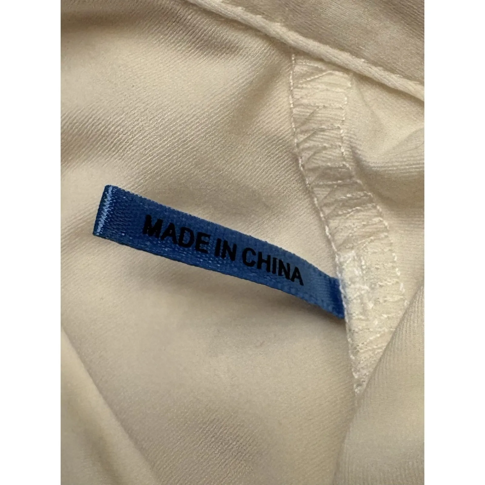 J. McLaughlin Brynn 3/4 Sleeve Point Collar Womens Shirt Size XS Off White - Image 5