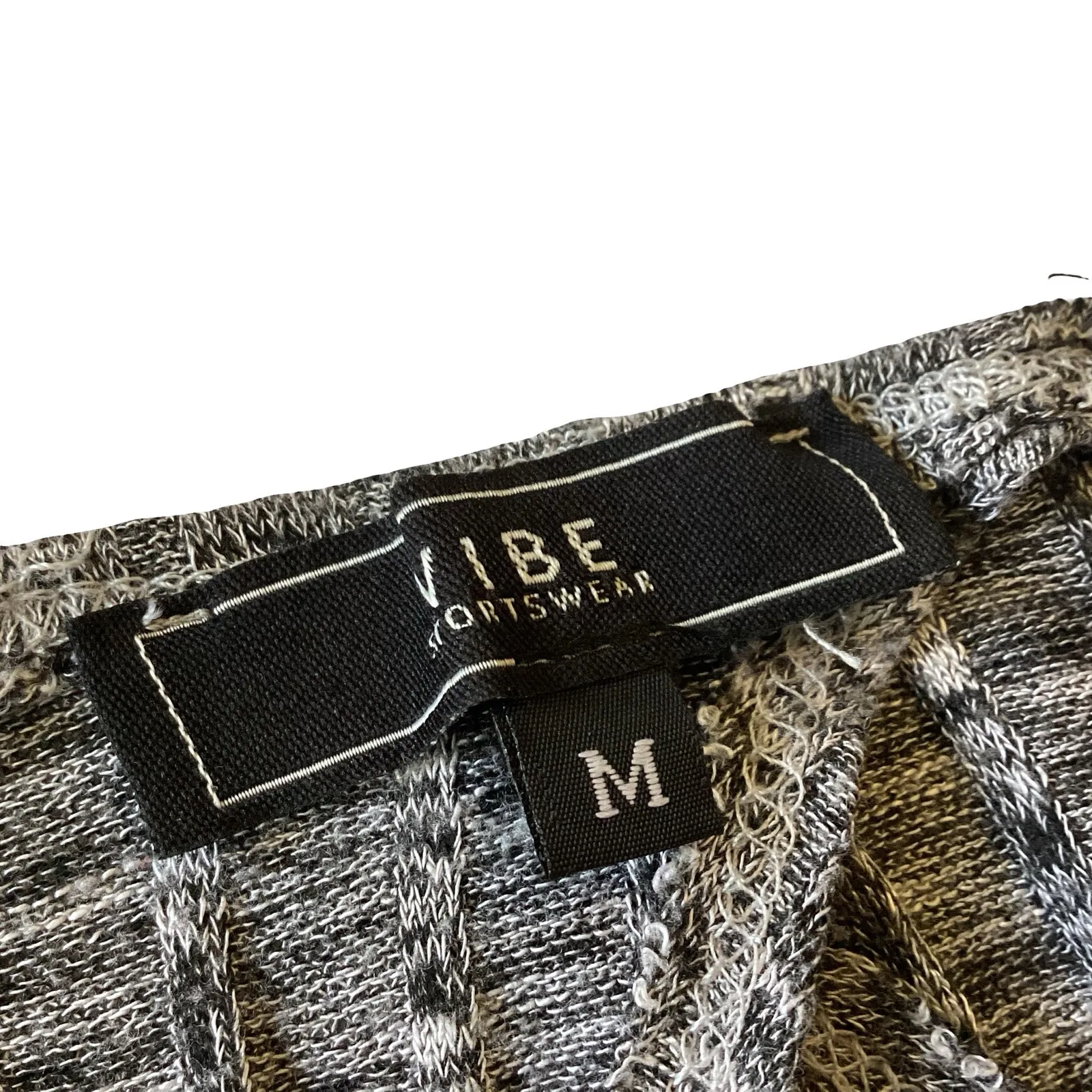 Vibe Sportswear Bodycon Dress Gray Size M - Image 5