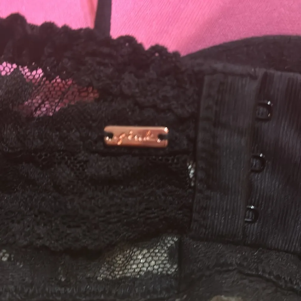 Victoria Secret PINK black lace bralette - Image 3