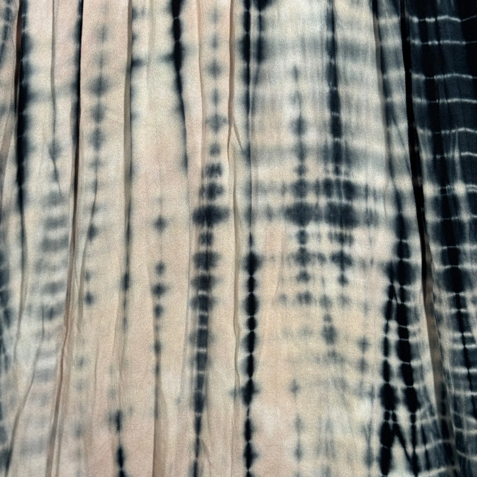 Young Fabulous Broke‎ Wrap Dress Asymmetric Hem Tie Dye Casual Pink Black Small - Image 9