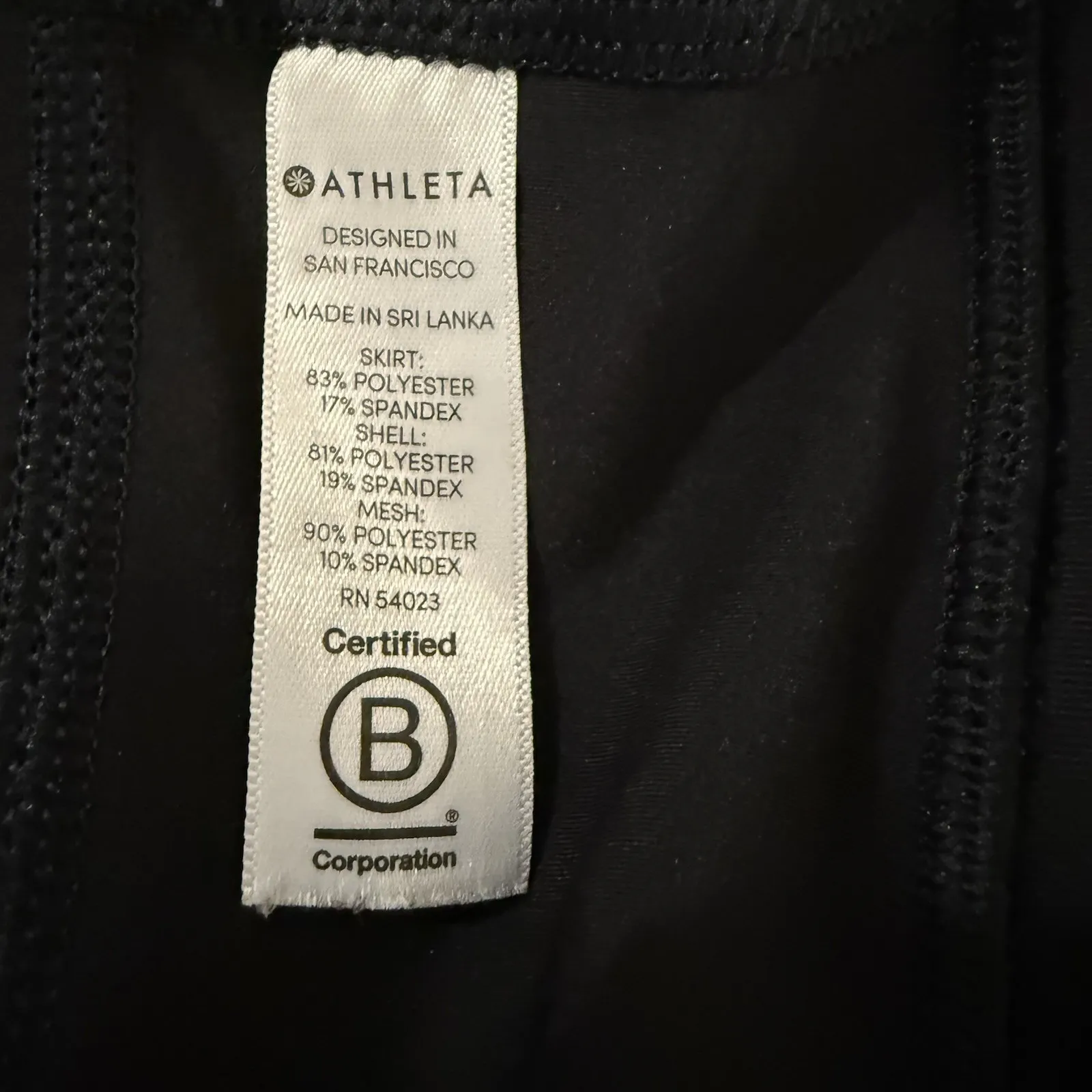 Athleta Momentum Skort Womens Large Black Ruffle Running Tennis Golf Skirt - Image 4