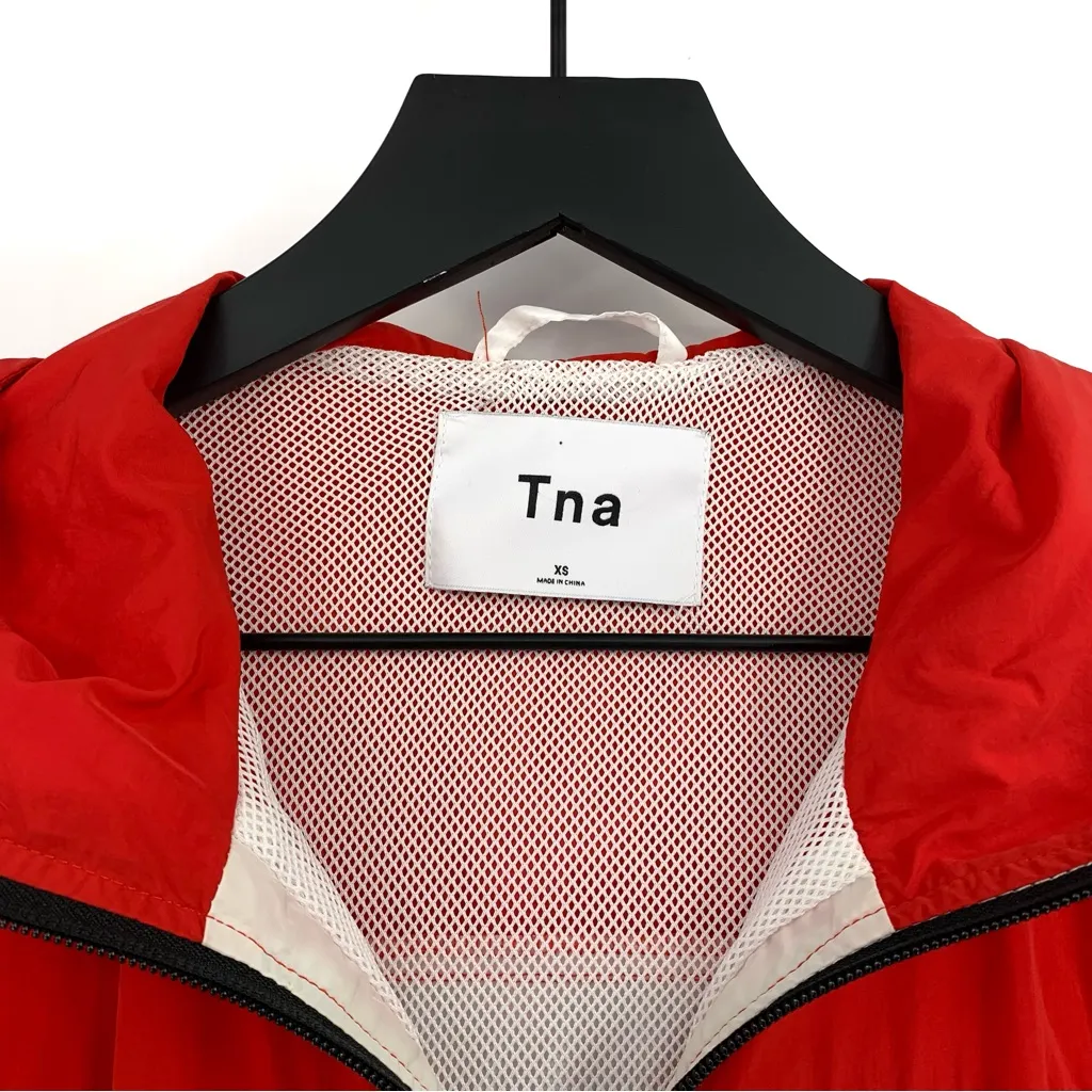 TNA McSweeney Anorak Jacket Red White Black XS - Image 6