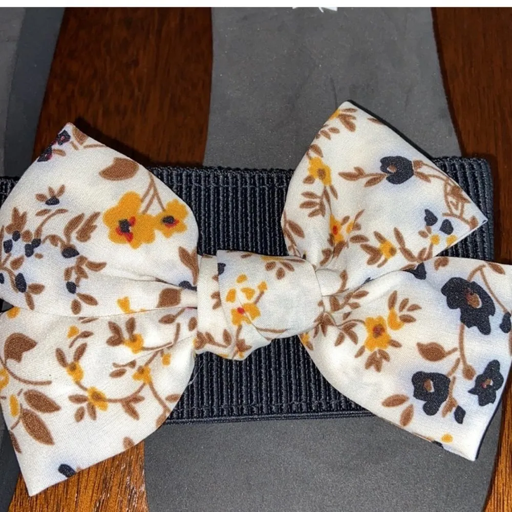 NEW Floral Print Bow Slide Sandal Spring, Summer Size: 7| - Image 3