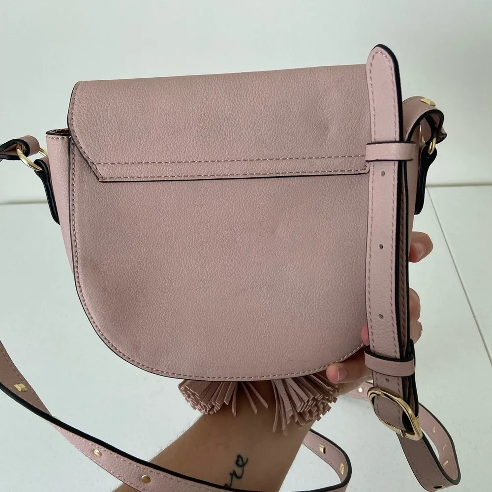 EUC | Victoria’s Secret‎ pink studded crossbody purse - Image 2