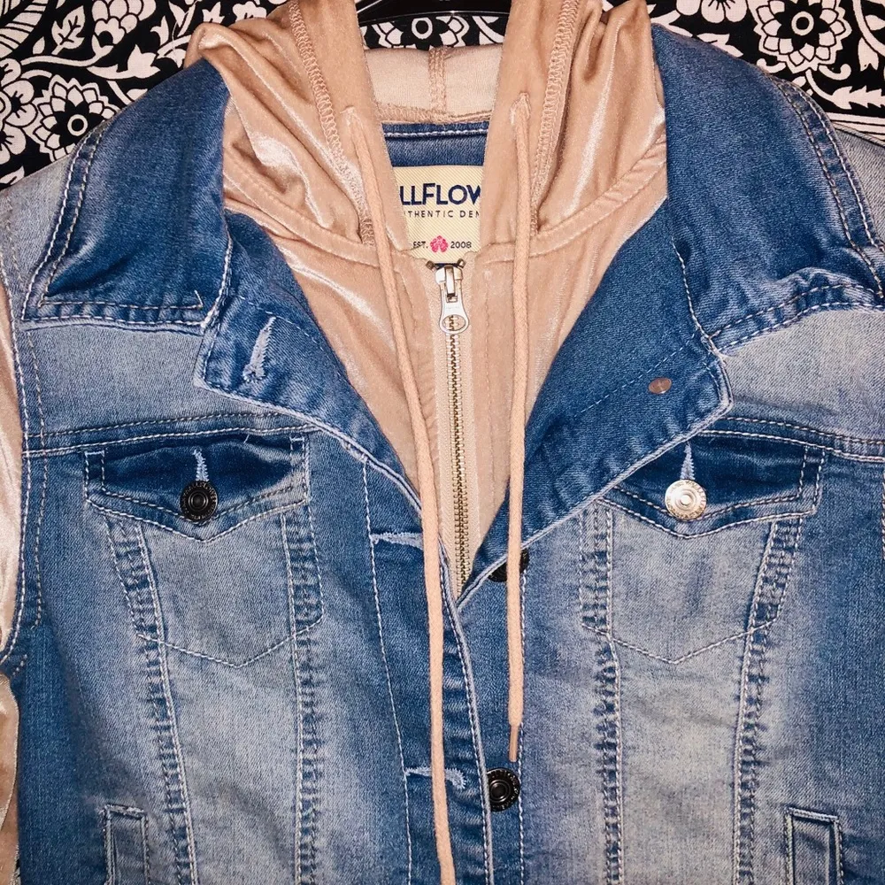 Wallflower Velvet and Jean jacket Blue Size M - Image 4