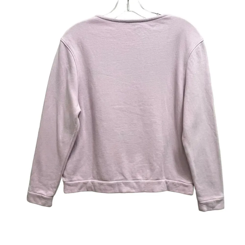 Maje St. Germain Des Pres Paris Sweatshirt Pink Size S - Image 2