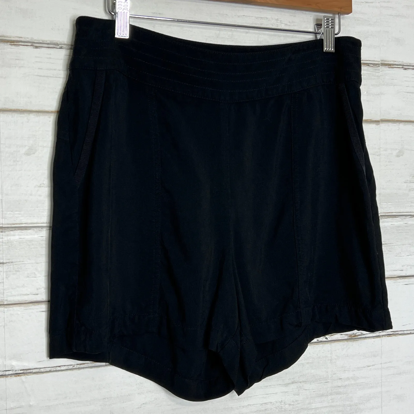 Derek Lam Athleta Central Park Shorts Black Size 10 - Image 13