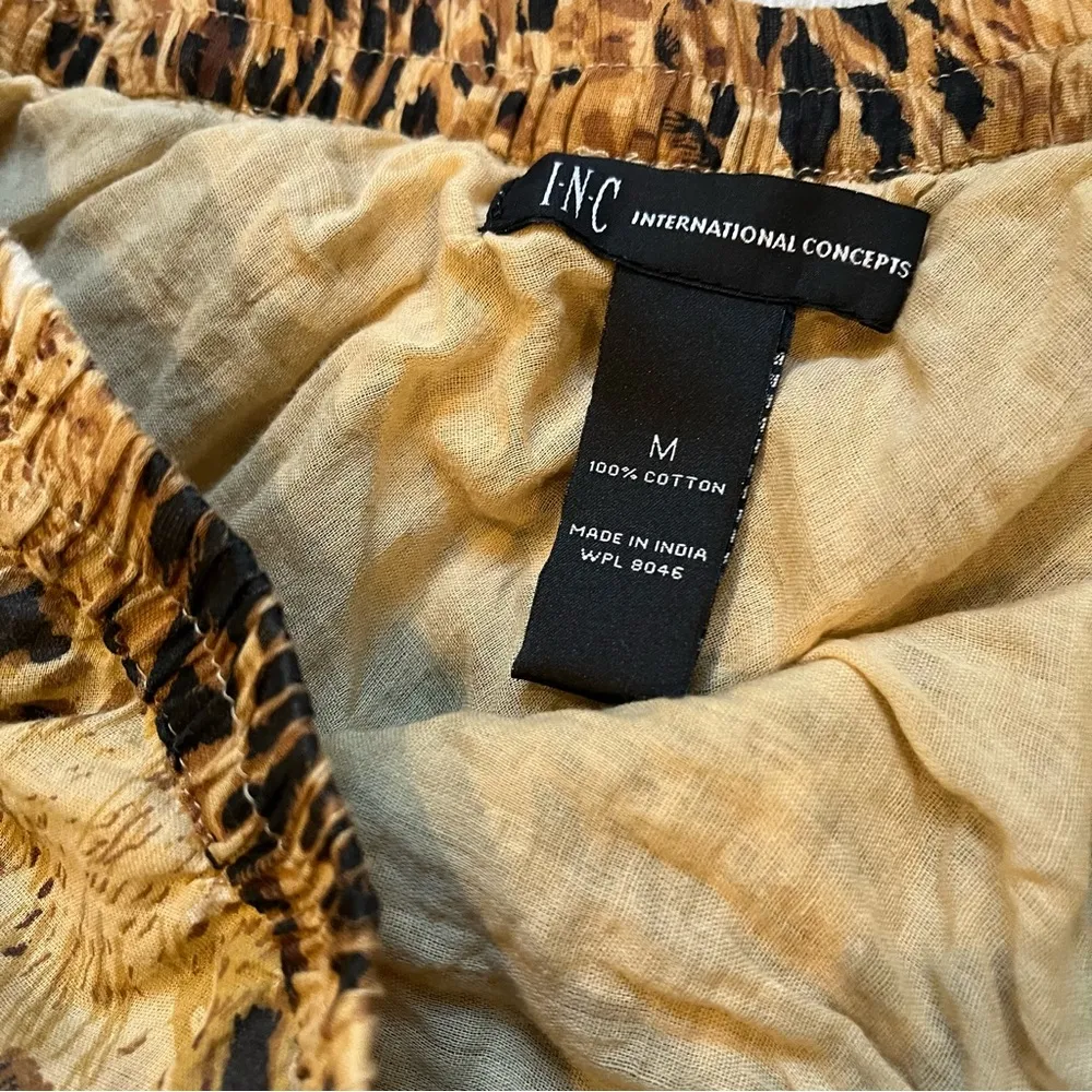 INC International Concept Tiered Cotton Maxi Skirt, Sz M (Belt sold separately) - Image 13