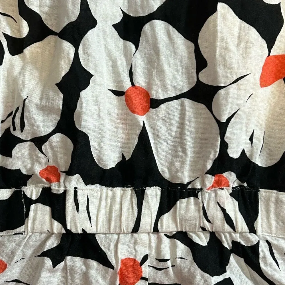 ModCloth Just Want to Have Sun Surplice Romper tropical size L‎ NEW - Image 9