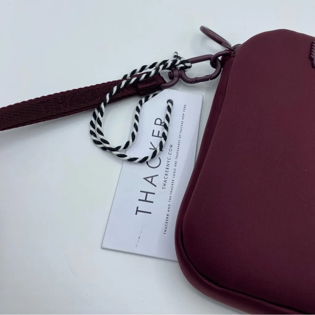Thacker neoprene Cocoon Phone Wallet in wine red nwt - Image 2
