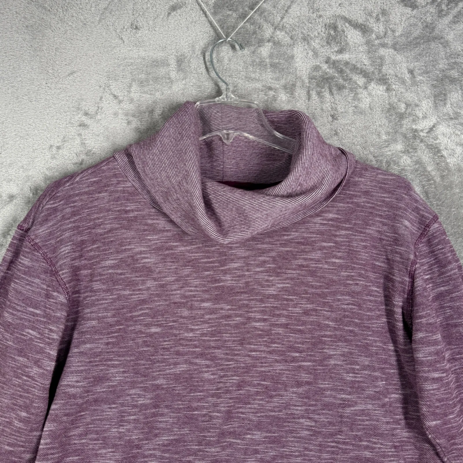 Burton Cowl Neck Sweatshirt Womens L Purple Long Sleeve Pullover Casual Outdoors - Image 4