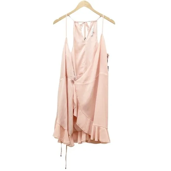 NWT Lovers and Friends x REVOLVE Gigi Wrap Dress in Blush Women’s Size Medium - Image 5