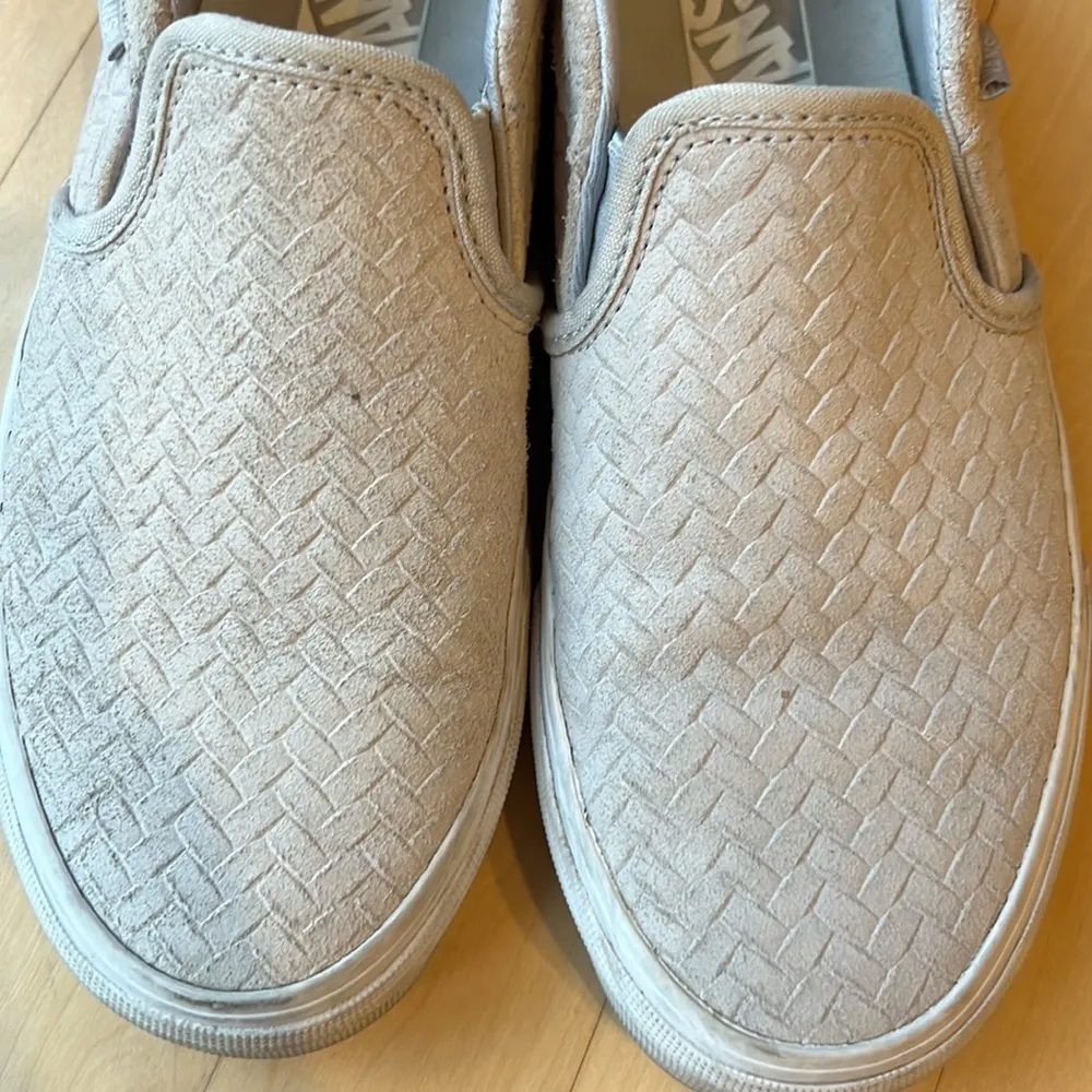 VANS Classic Slip-On •• Grey Woven - Image 2