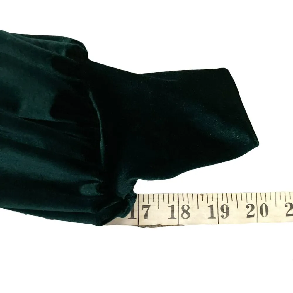 Alexander King For Deadly is the Female Vintage inspired Green Velvet Gown Dress Size undefined - Image 7