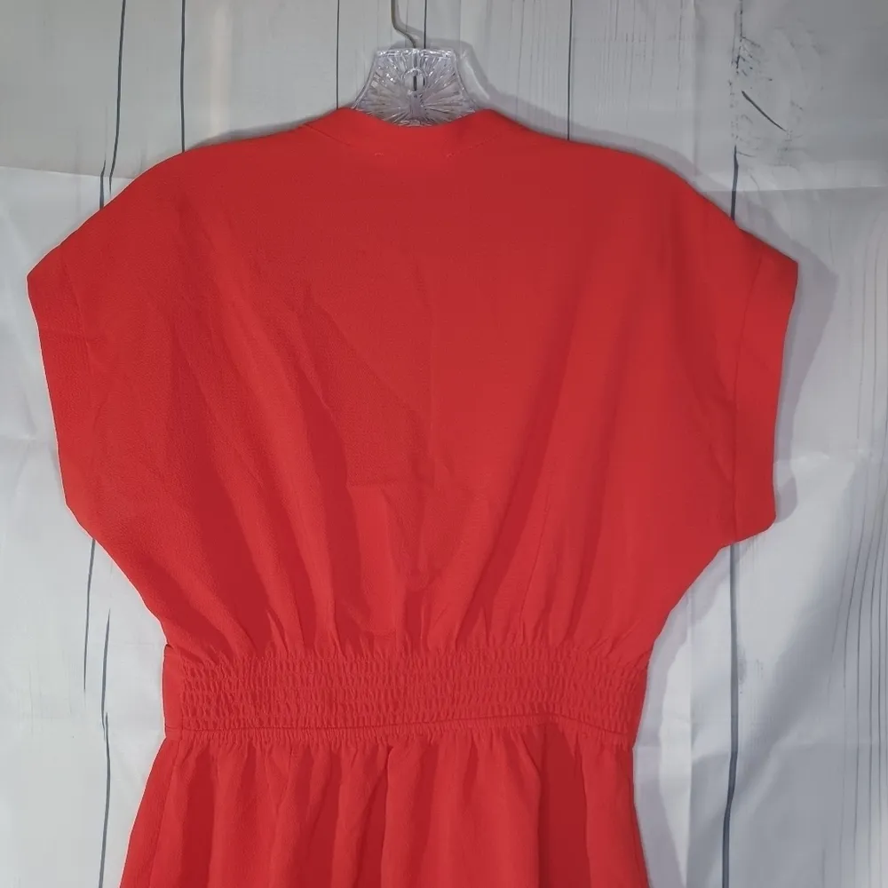 Monteau v-neck faux wrap top - Image 8