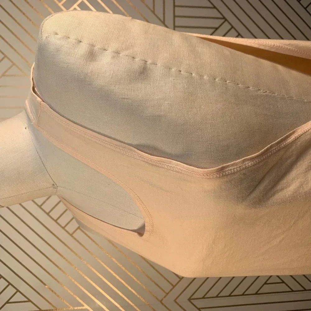 Electric & Rose‎ Peach Orange Side Slit Tank Top Size L - Image 5