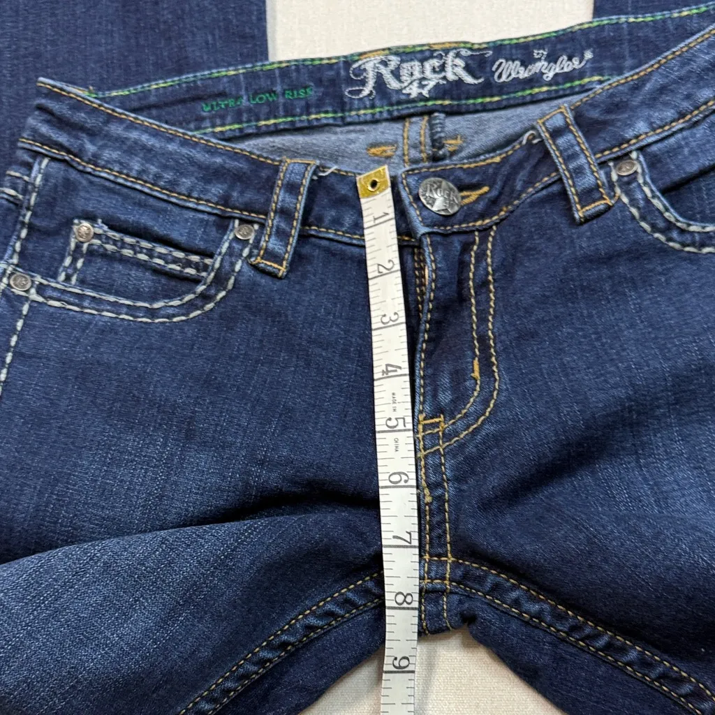 Elegant Dark Blue Boot Cut Jeans Size undefined - Image 6