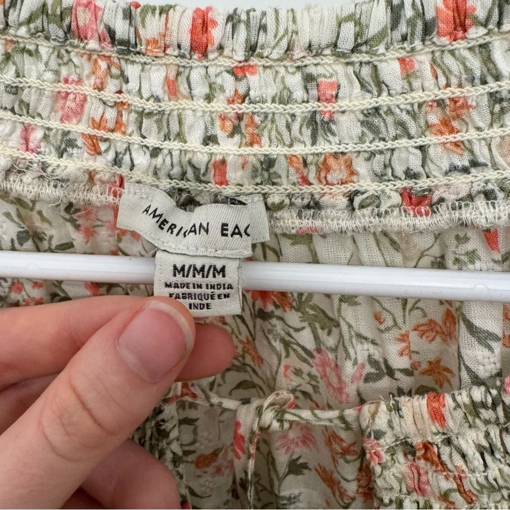 American Eagle Floral Long Sleeve Blouse - Image 5