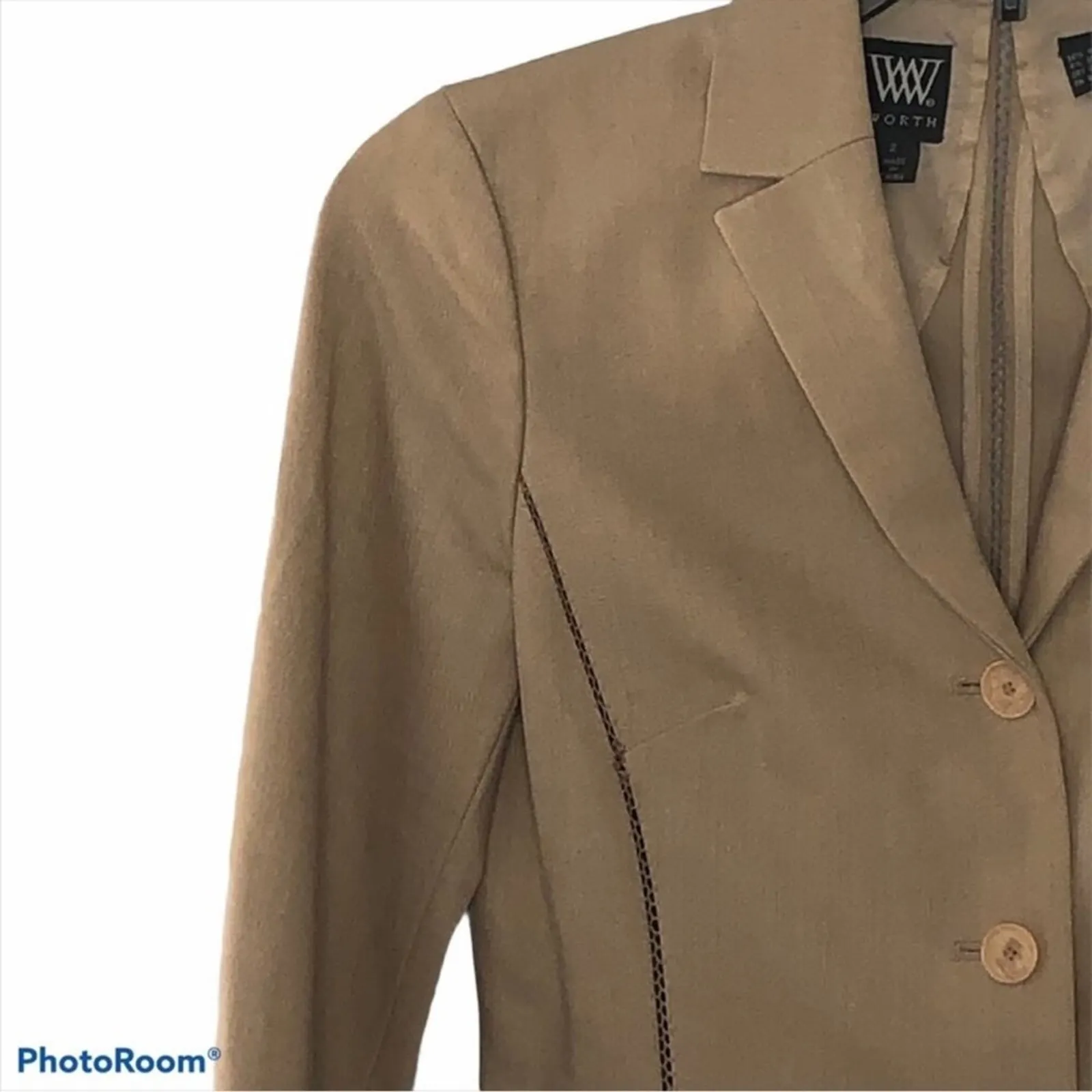 WORTH Tan Wool Blend 3 - Image 8