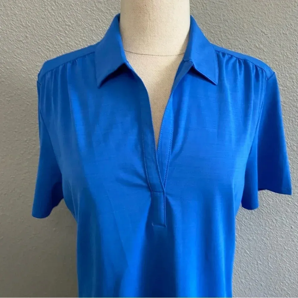 Callaway‎ Palace Blue Tonal Polo Size Medium EUC - Image 2