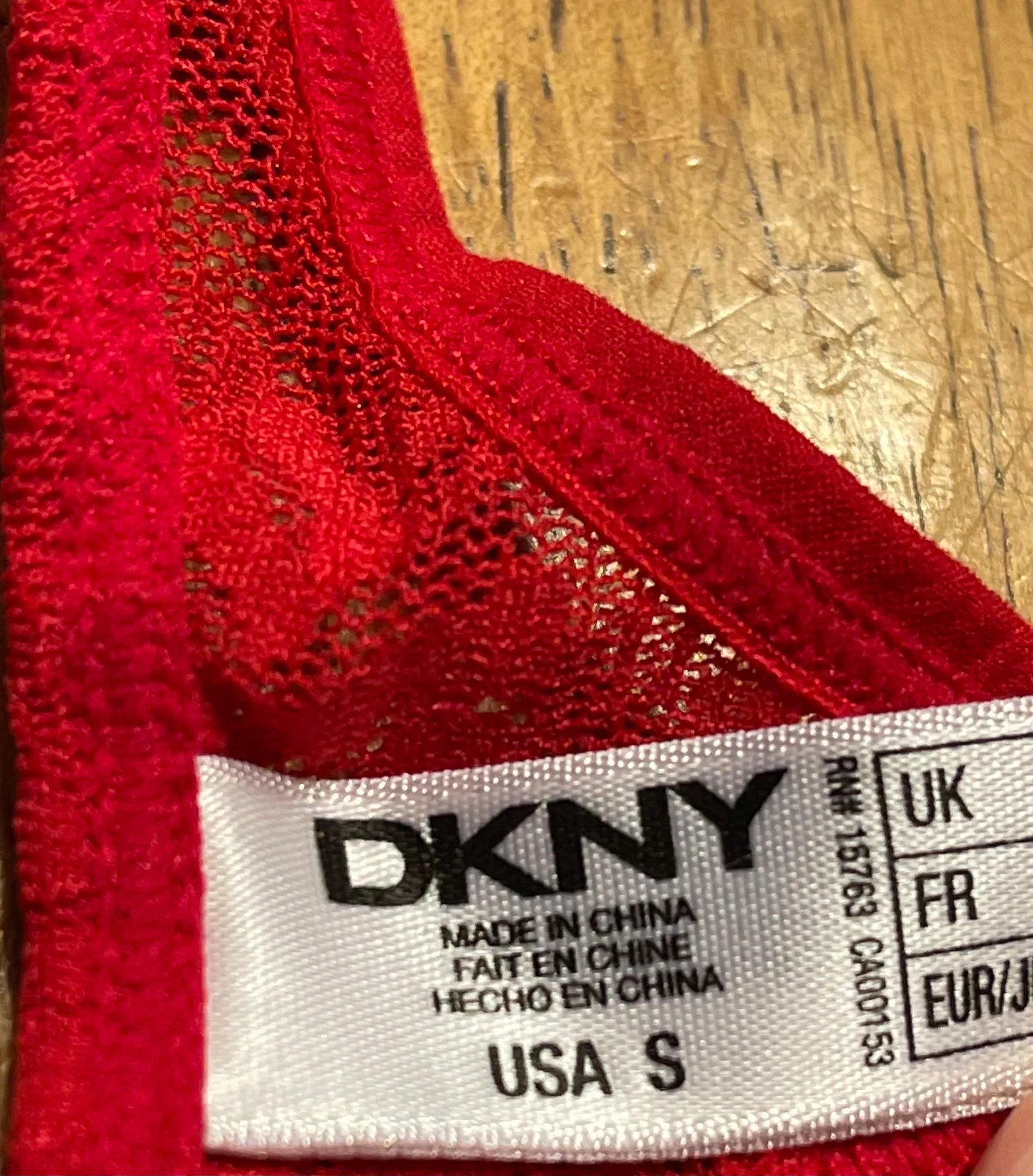 Sports Bra Small Red/lace/padded - Image 8