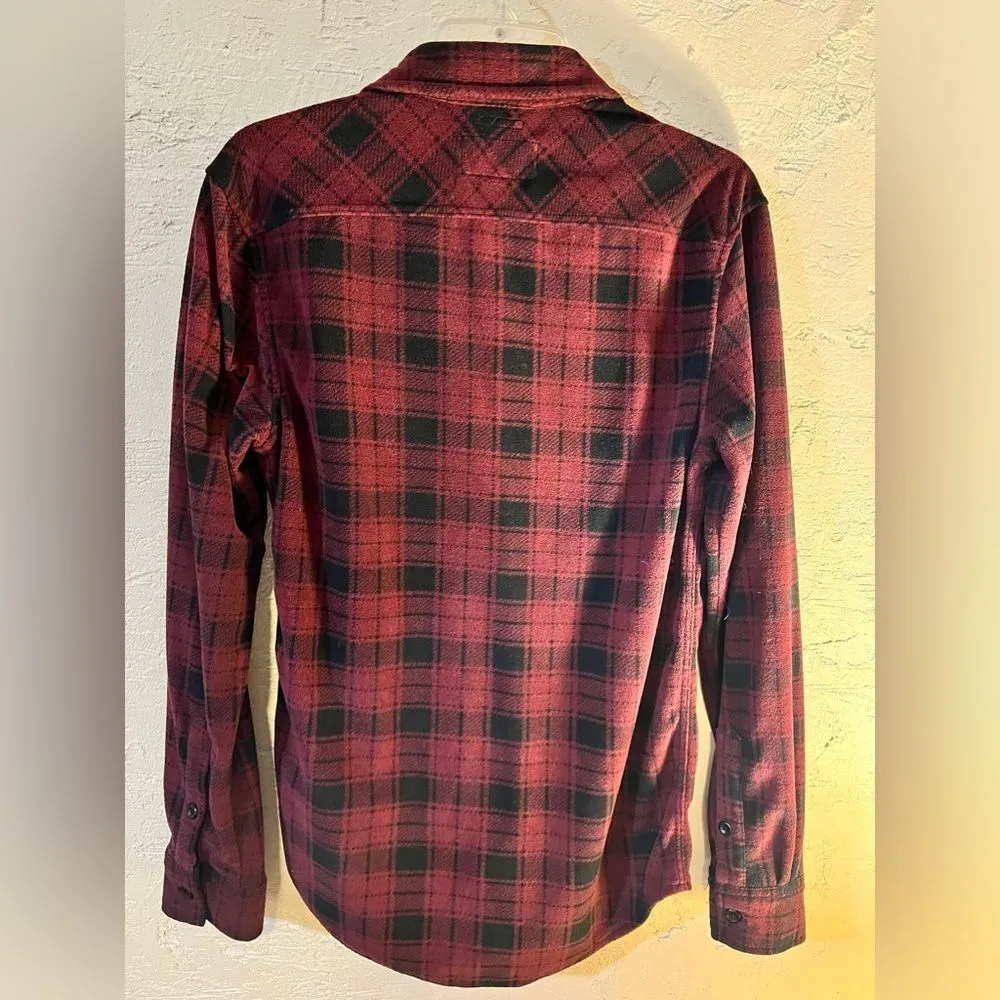 American Rag cozy red and black plaid shirt size NWOT, super fun shirt, XS - Image 6