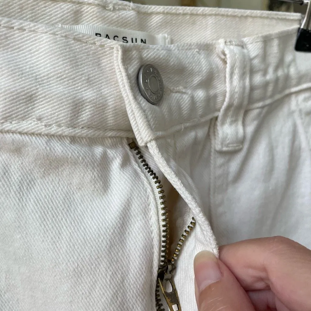 PacSun White Cargo Dad Jeans $60 28 - Image 6