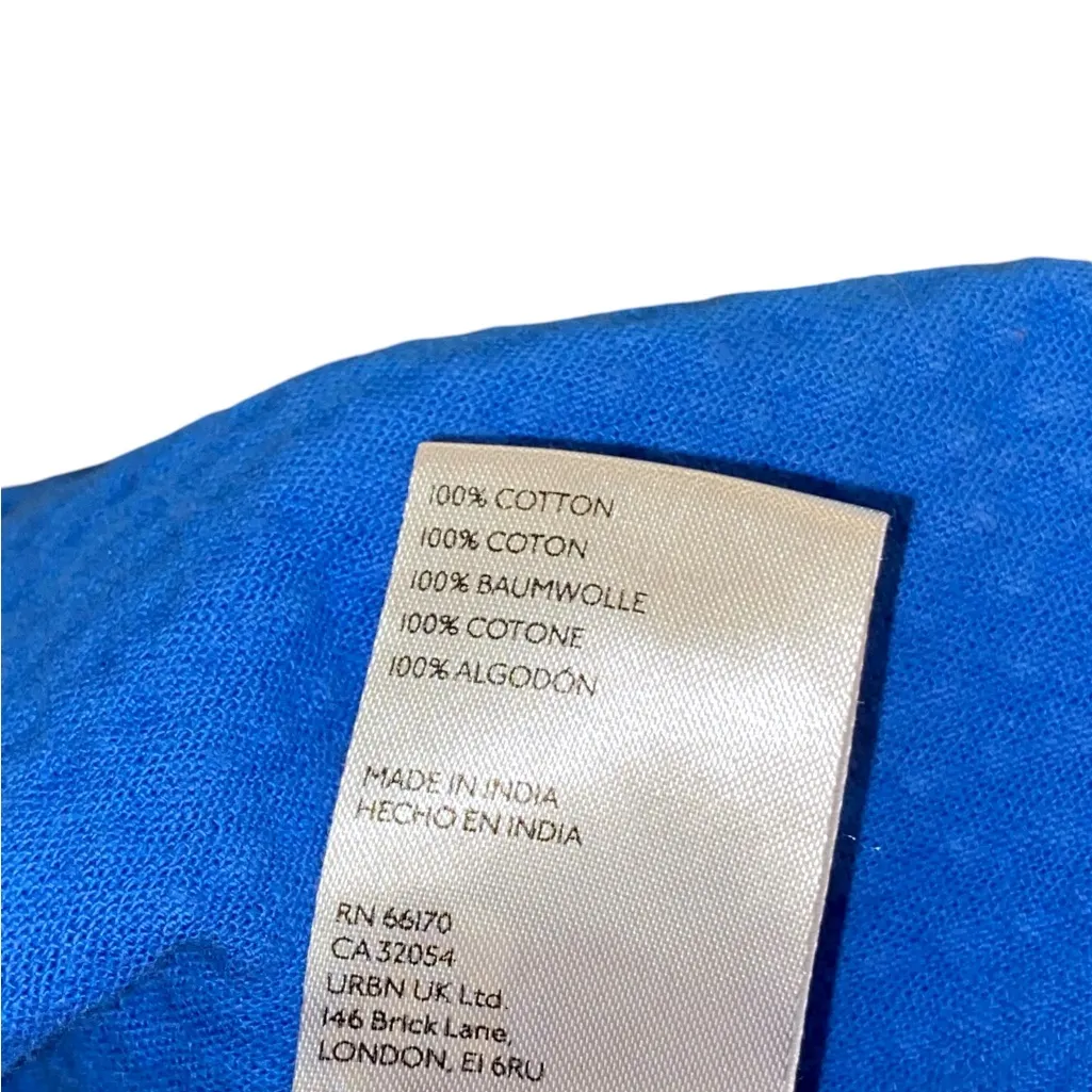 Urban Outfitters Blue Corduroy Cotton buttons up Shirt Shacket Fall - Image 4