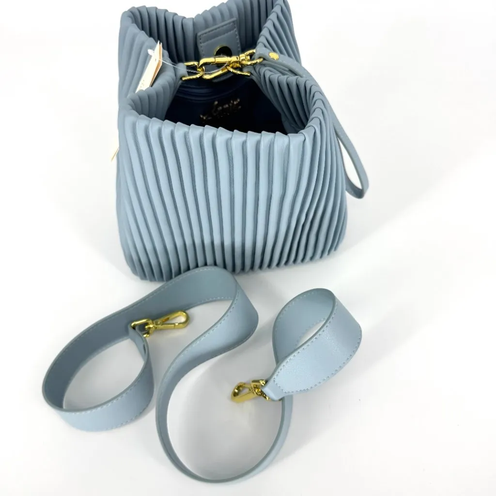 Annie Handbags Aura Bucket Bag Light Blue NWT - Image 13